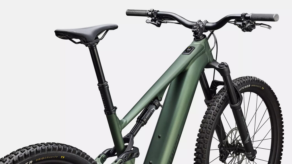 Specialized Turbo Levo 4 Alloy 2026 - Satin Cypress Metallic / Dark Moss Green – Detailansicht 4