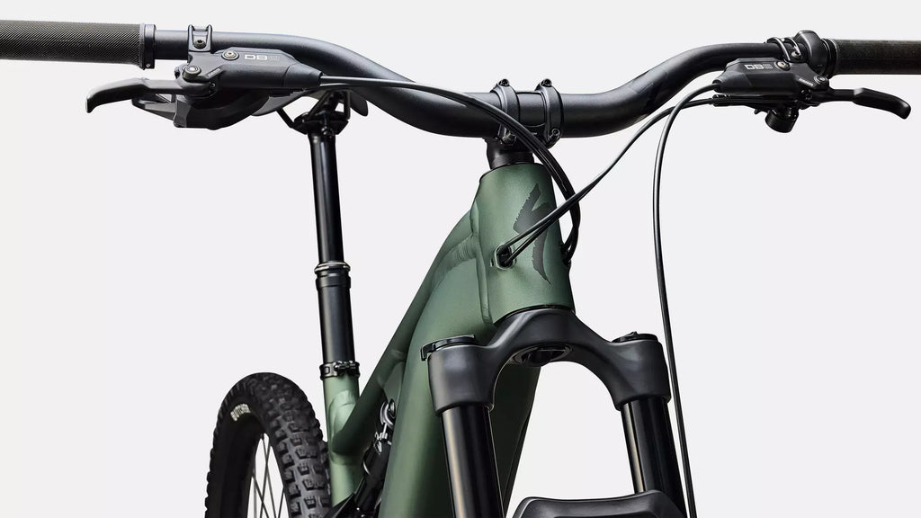 Specialized Turbo Levo 4 Alloy 2026 - Satin Cypress Metallic / Dark Moss Green – Detailansicht 5