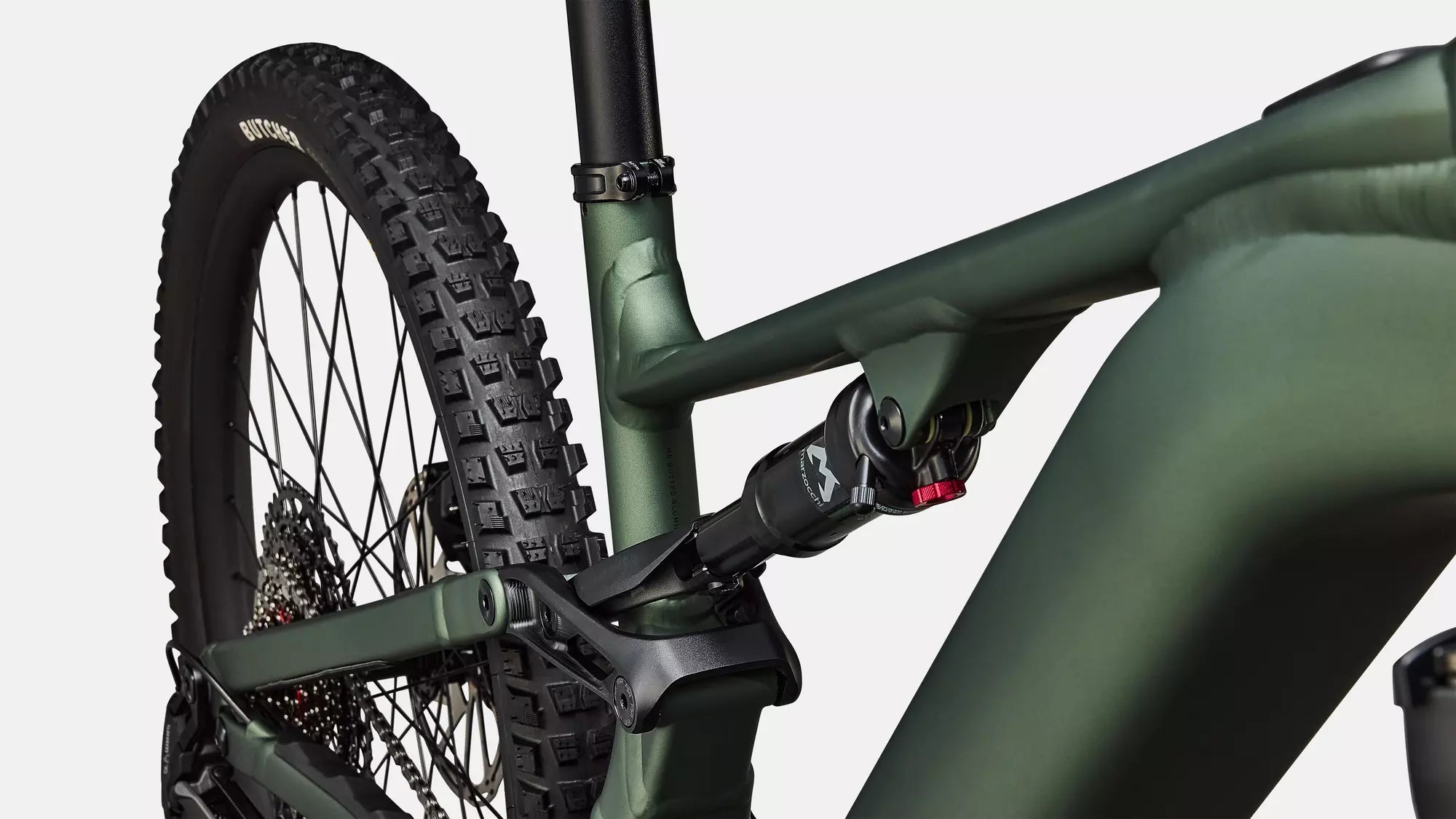 Specialized Turbo Levo 4 Alloy 2026 - Satin Cypress Metallic / Dark Moss Green – Detailansicht 6