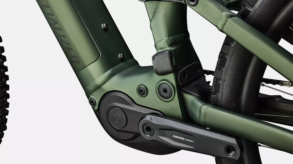 Specialized Turbo Levo 4 Alloy 2026 - Satin Cypress Metallic / Dark Moss Green – Detailansicht 7