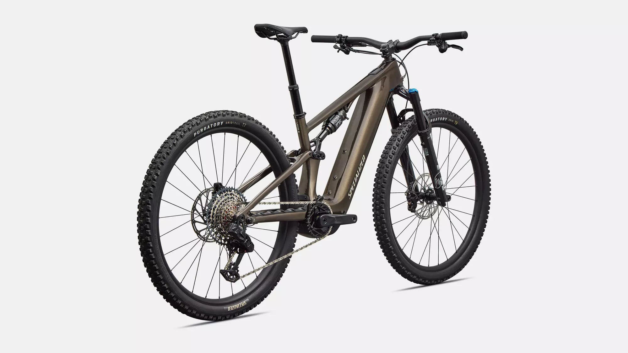 Specialized Turbo Levo R Comp 2026 - Gloss Gunmetal / White Mountains – Ansicht 3