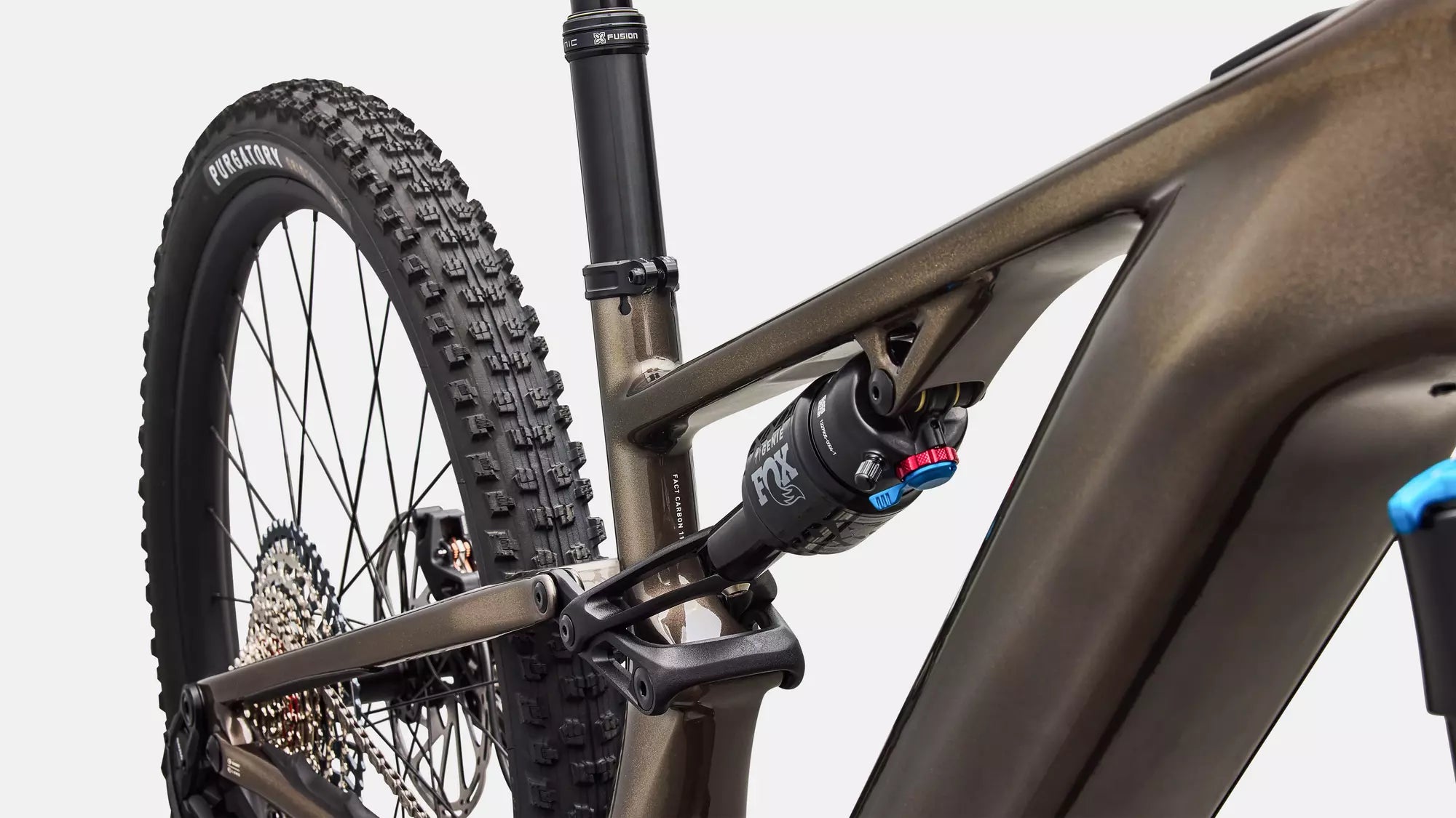 Specialized Turbo Levo R Comp 2026 - Gloss Gunmetal / White Mountains – Ansicht 6