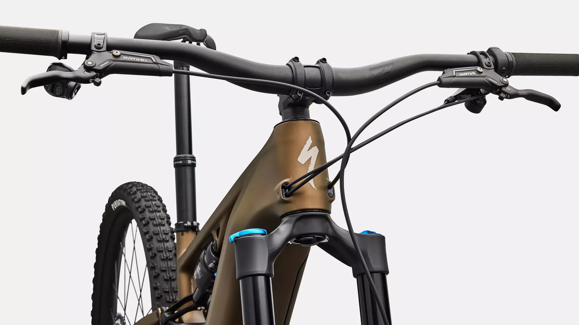 Specialized Turbo Levo R Comp 2026 - Satin Burnt Gold Metallic / Sandstone Metallic – Ansicht 5
