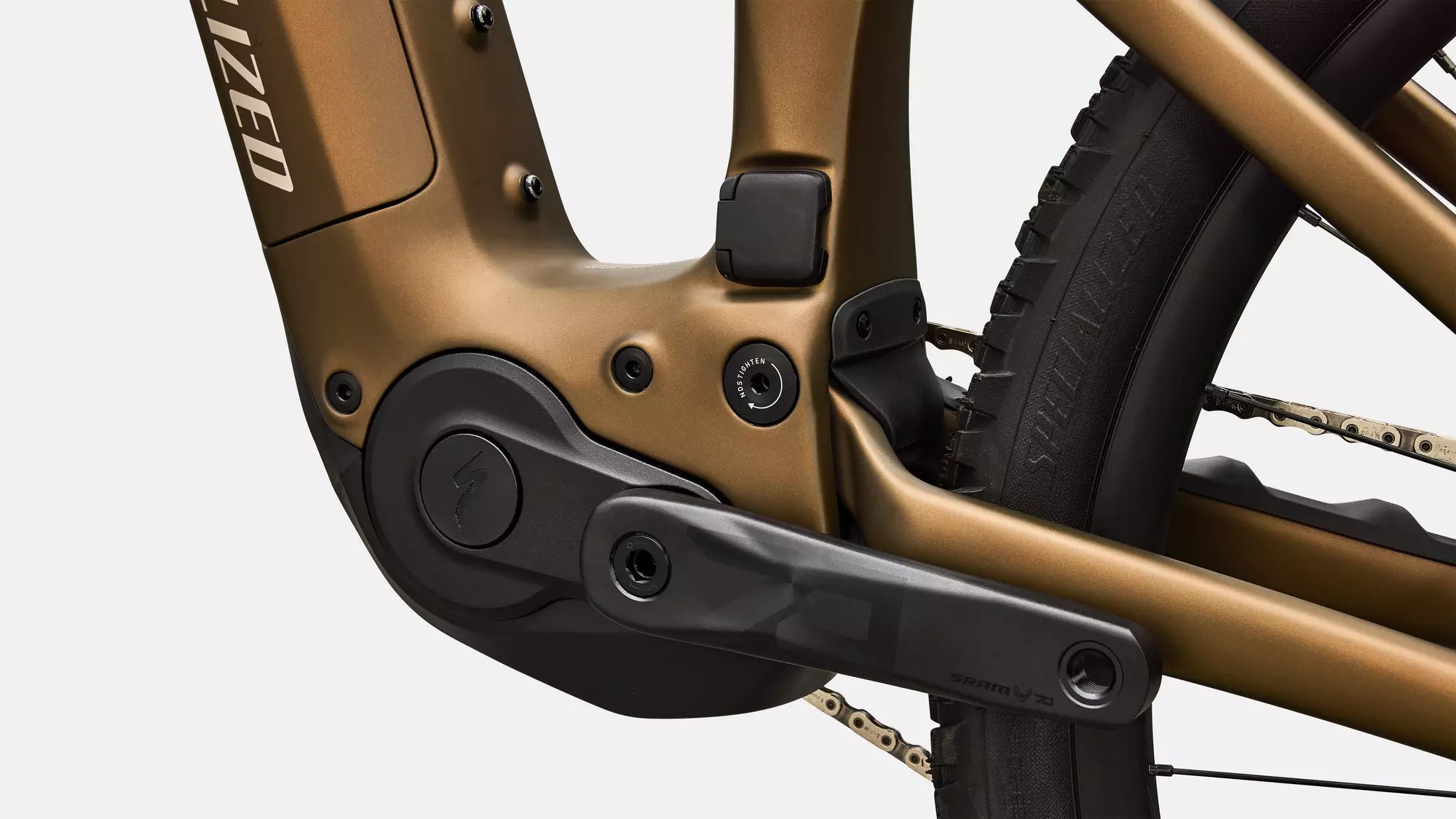 Specialized Turbo Levo R Comp 2026 - Satin Burnt Gold Metallic / Sandstone Metallic – Ansicht 7