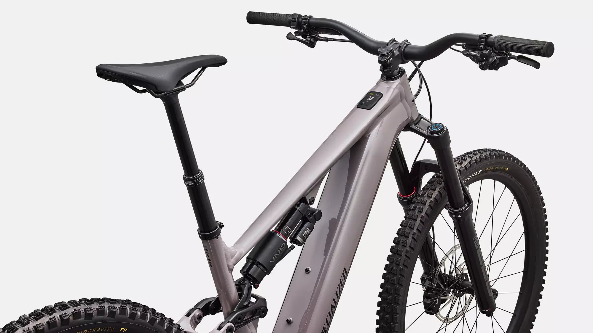 Specialized Levo 4 EVO Comp Alloy 2027 - Gloss Desert Metallic / Metallic Obsidian – Ansicht 4