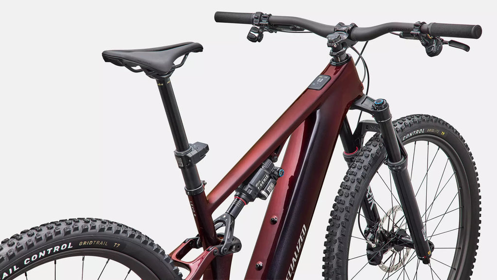 Specialized Turbo Levo R Pro 2027 - Gloss Black Red Chameleon / Dolomite – Ansicht 4