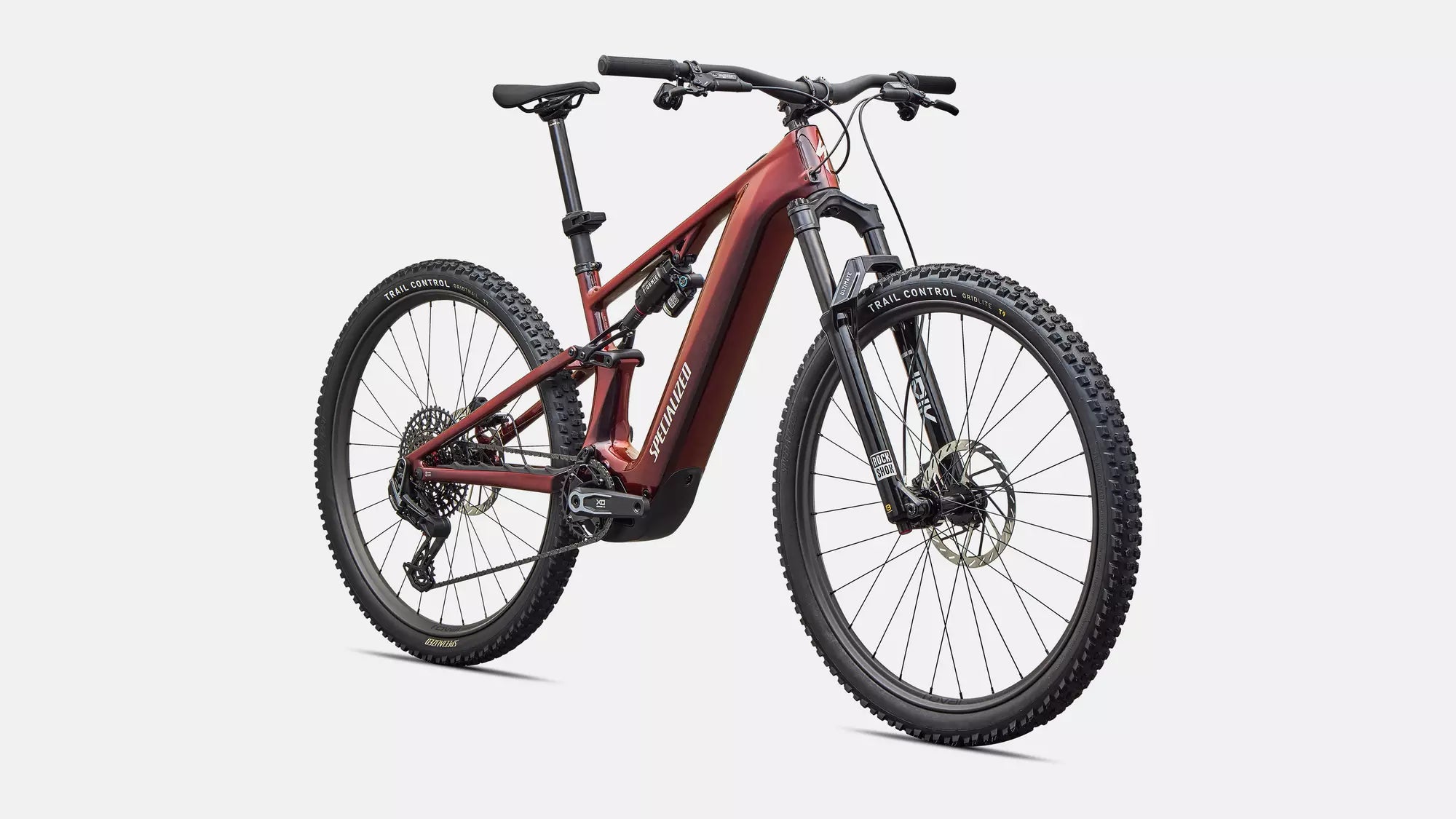 Specialized Turbo Levo R Pro 2027 - Gloss Black Red Chameleon / Dolomite – Ansicht 2