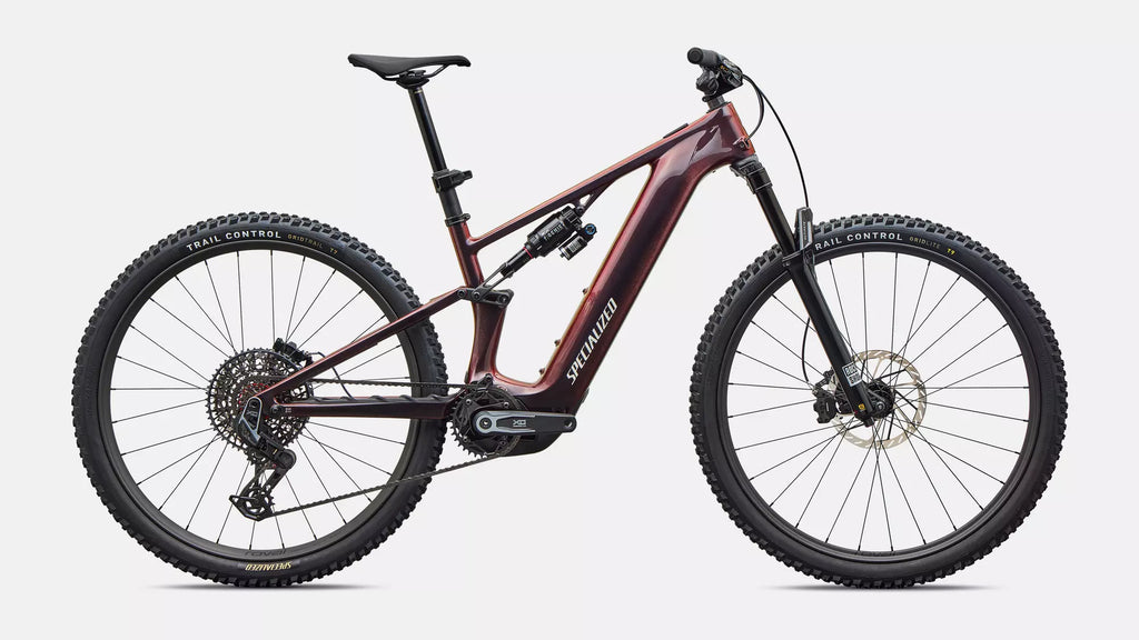 Specialized Turbo Levo R Pro 2027 - Gloss Black Red Chameleon / Dolomite – Ansicht 1