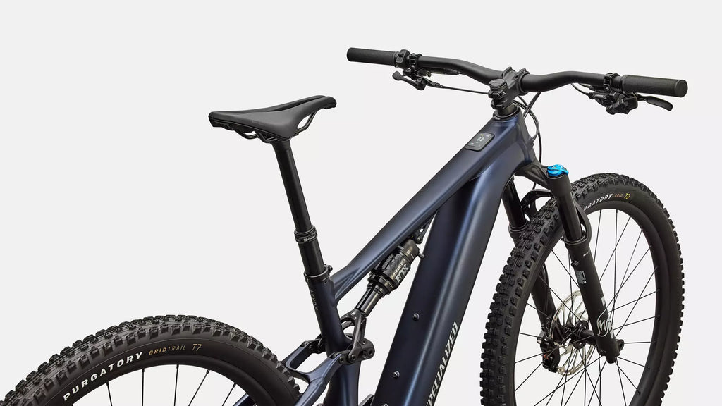 Specialized Turbo Levo R Comp Alloy 2027 - Satin Metallic Deep Marine / Shadow Silver – Ansicht 4