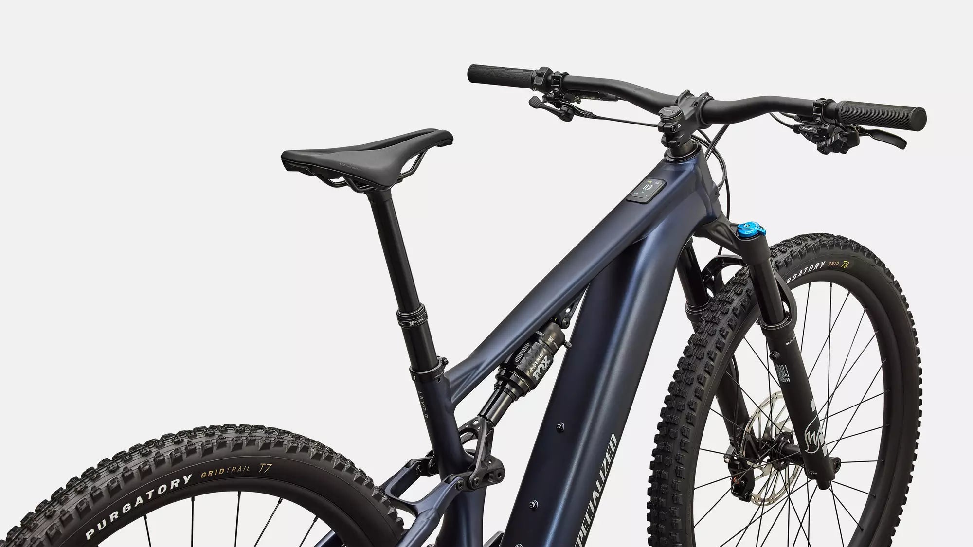 Specialized Turbo Levo R Comp Alloy 2027 - Satin Metallic Deep Marine / Shadow Silver – Ansicht 4