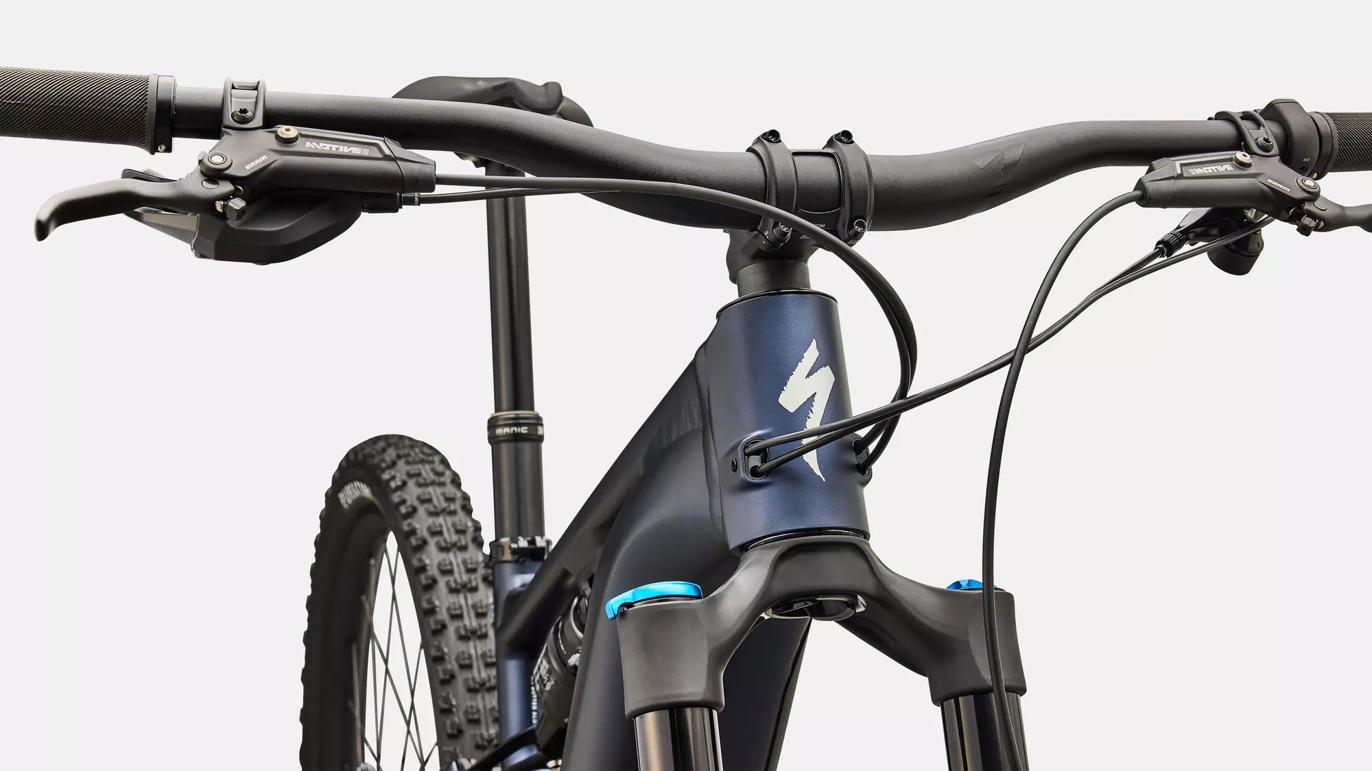 Specialized Turbo Levo R Comp Alloy 2027 - Satin Metallic Deep Marine / Shadow Silver – Ansicht 5