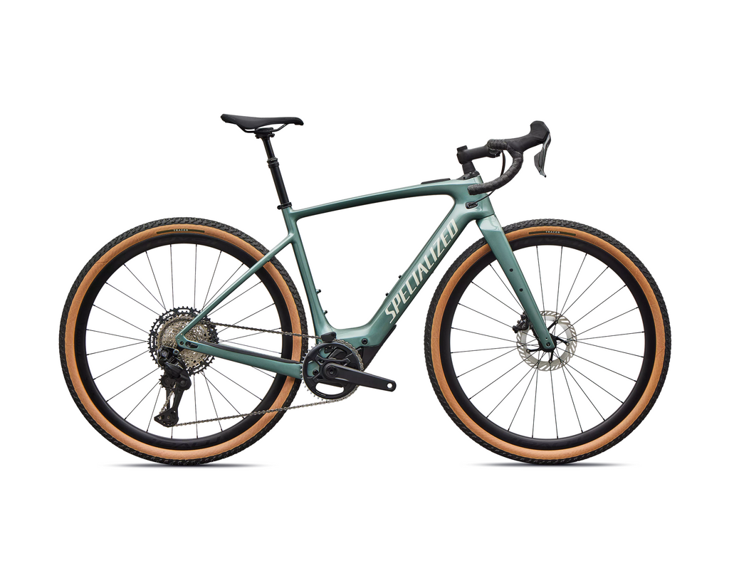 Specialized Turbo Creo 2 Expert - Shimano GRX Di2 2026 - Gloss Fjord Metallic/Birch – Seitenansicht