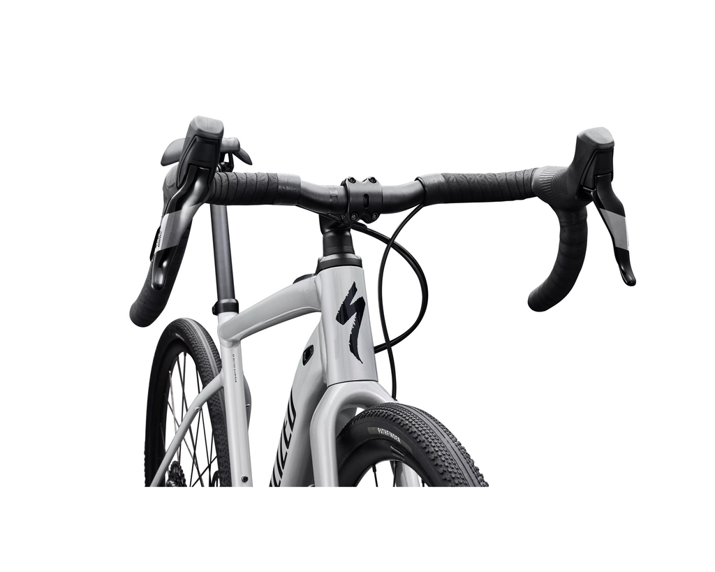 Specialized Turbo Creo 2 Comp E5 - SRAM Apex Eagle 2026 - Gloss Dolomite Metallic / Dark Navy Metallic – Herstelleransicht 5