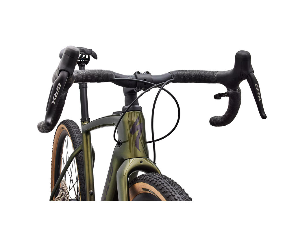 Specialized Turbo Creo 2 Comp - Shimano GRX Di2 2027 - Gloss Laurel Green Metallic/Charcoal Tint Fade/Nebula Metallic – Herstelleransicht 5