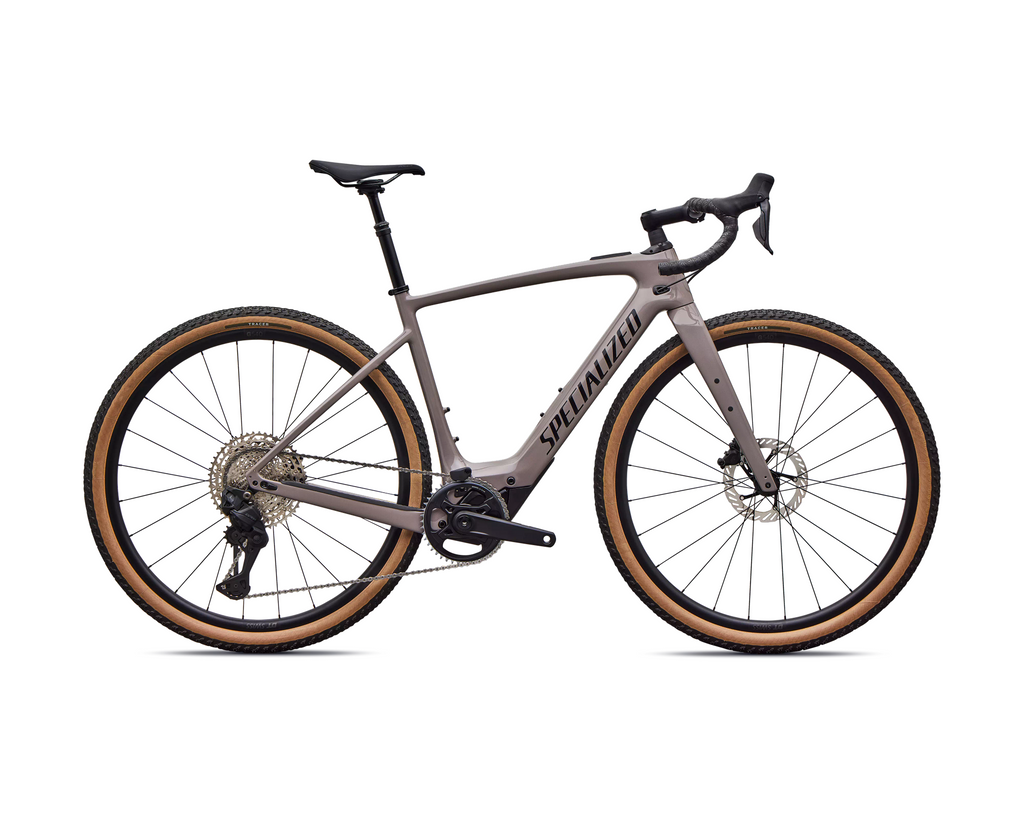 Specialized Turbo Creo 2 Comp - Shimano GRX Di2 2027 - Gloss Desert Metallic/Black – Seitenansicht