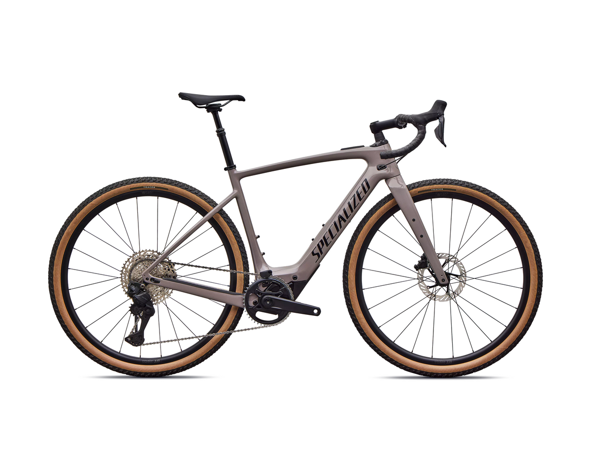 Specialized Turbo Creo 2 Comp - Shimano GRX Di2 2027 - Gloss Desert Metallic/Black – Seitenansicht