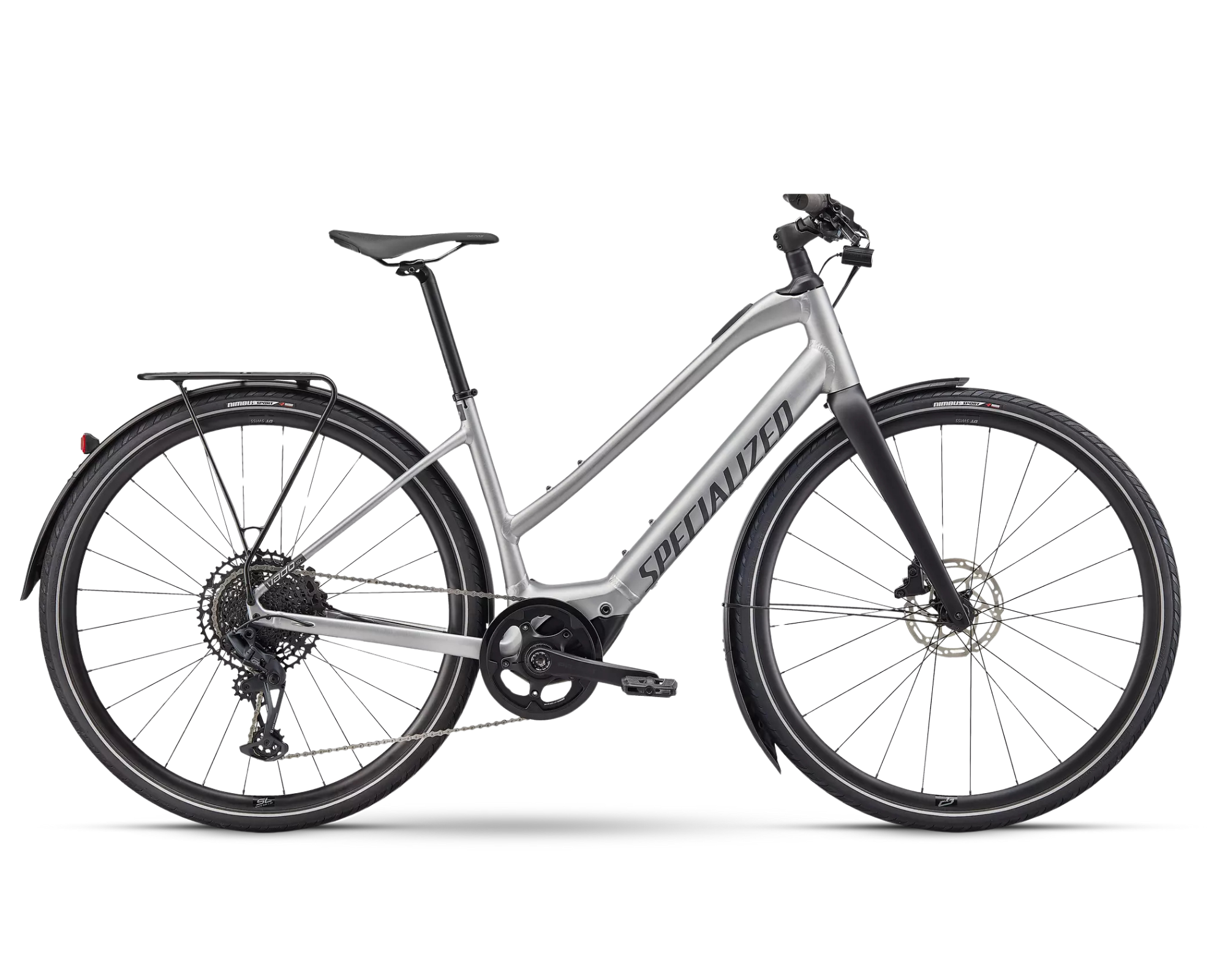 Specialized Turbo Vado SL 4.0 EQ Step Through - Brushed Aluminium