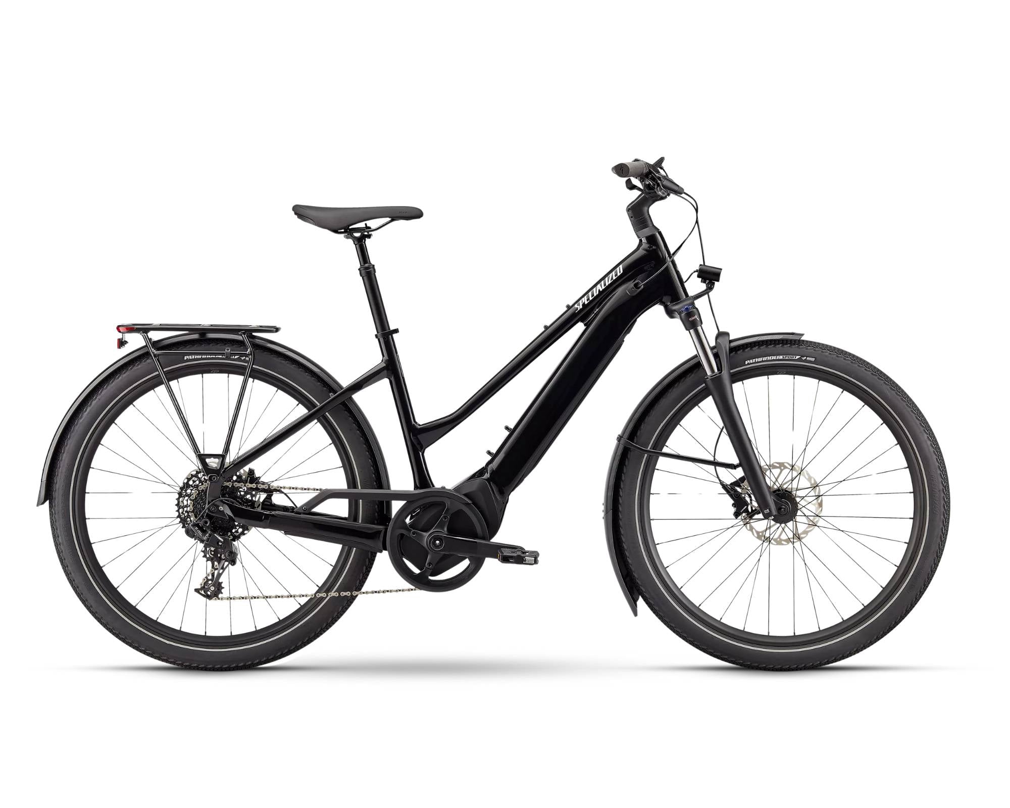 Specialized Turbo Vado 4.0 Step-Through - Cast Black / Silver Reflective