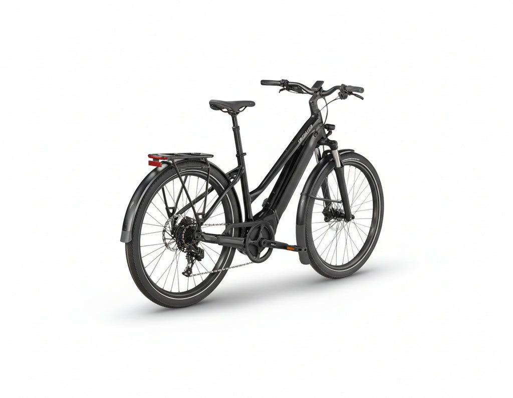 Specialized Turbo Vado 4.0 Step-Through - Cast Black / Silver Reflective