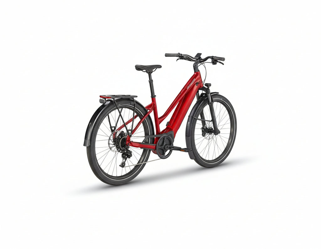 Specialized Turbo Vado 5.0 Step-Through - Red Tint / Silver Reflective