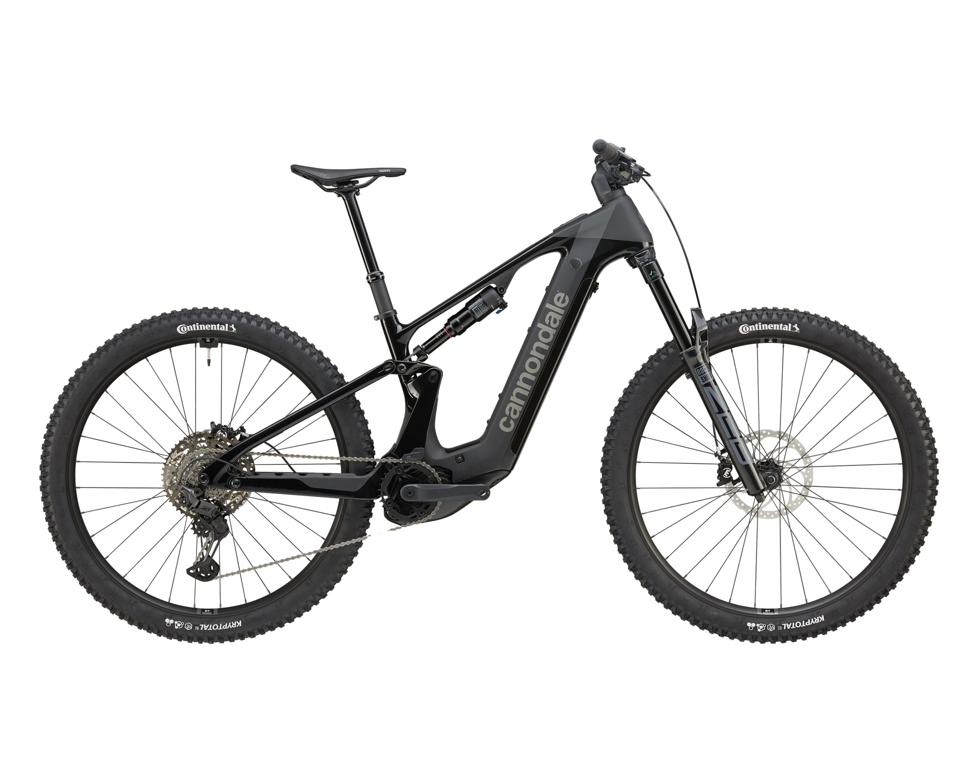 Cannondale – Moterra 2 – Matte Black – 2025, Fahrrad, Modelljahr 2025, in Matte Black, Seitenansicht