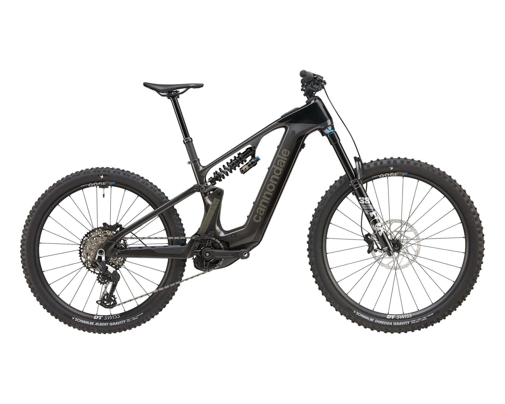 Cannondale – Moterra LT 1 – Black – 2025, Fahrrad, Modelljahr 2025, in Black, Seitenansicht