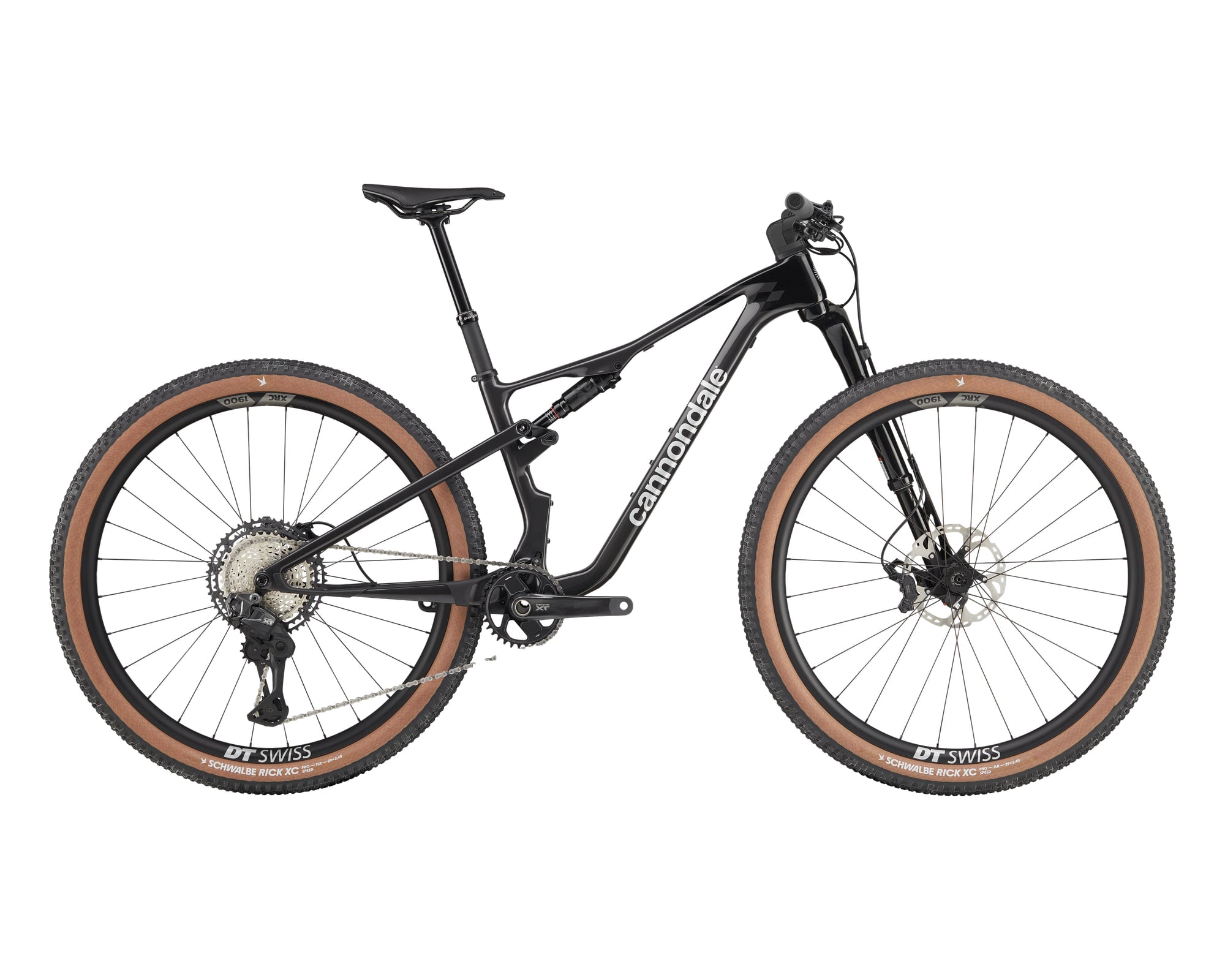 Cannondale – Scalpel Carbon 2 Lefty – Smoke Black – 2025, Fahrrad, Modelljahr 2025, in Smoke Black, Seitenansicht