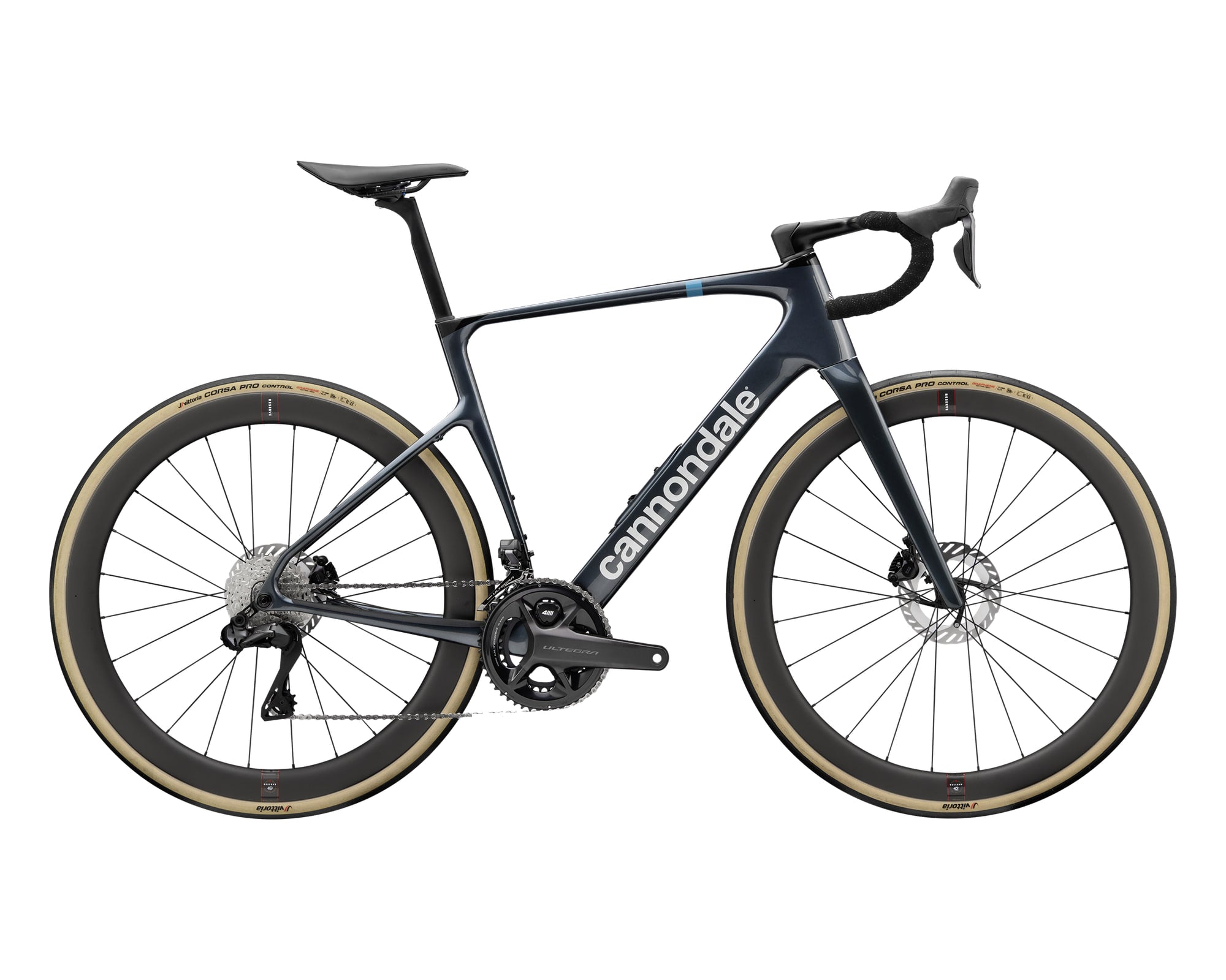 Cannondale – Synapse Carbon 1 – Tungsten Blue – 2025, Fahrrad, Modelljahr 2025, in Tungsten Blue, Seitenansicht