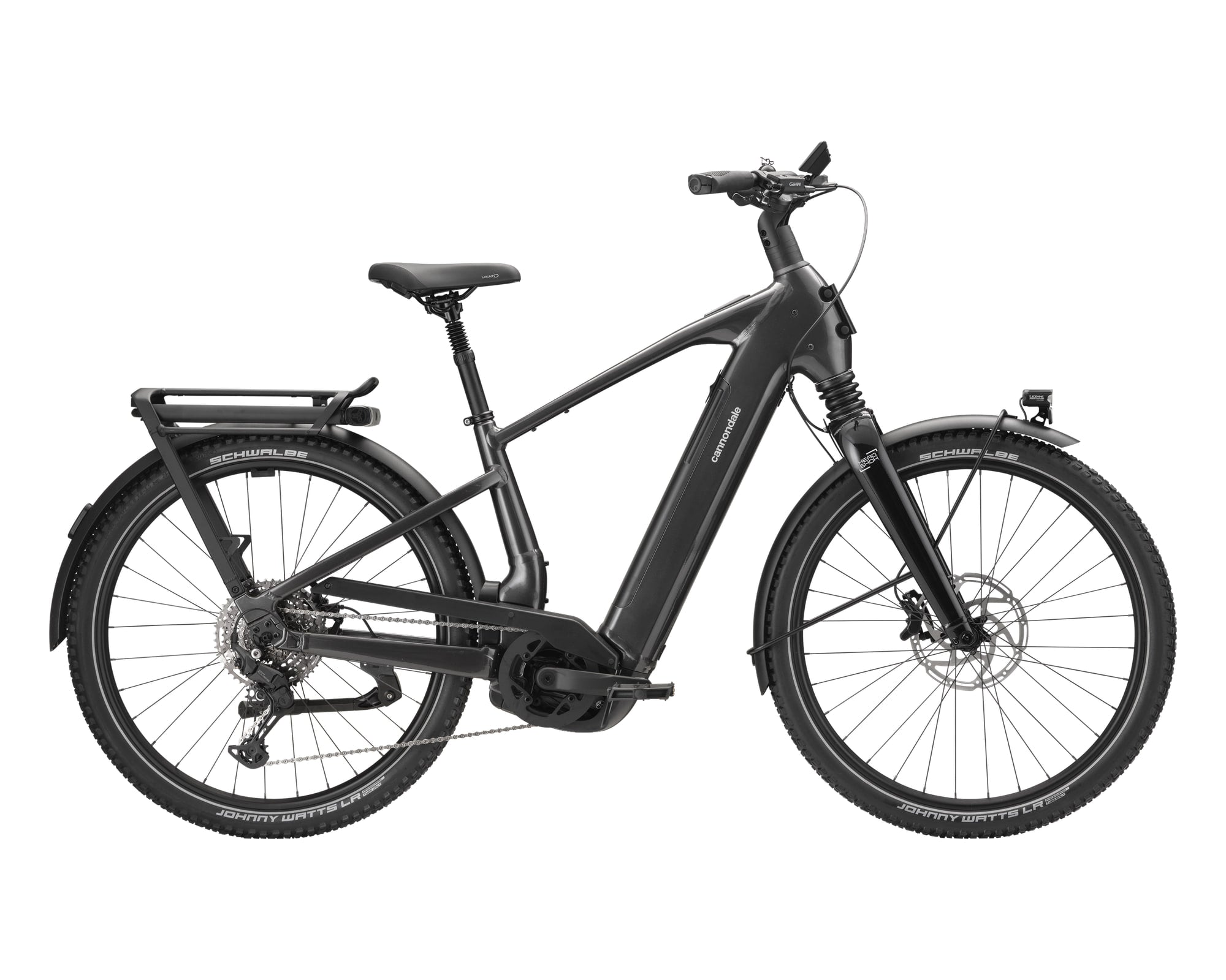 Cannondale – Tesoro 1 HeadShok – Black – 2026, Fahrrad, Modelljahr 2026, in Black, Seitenansicht