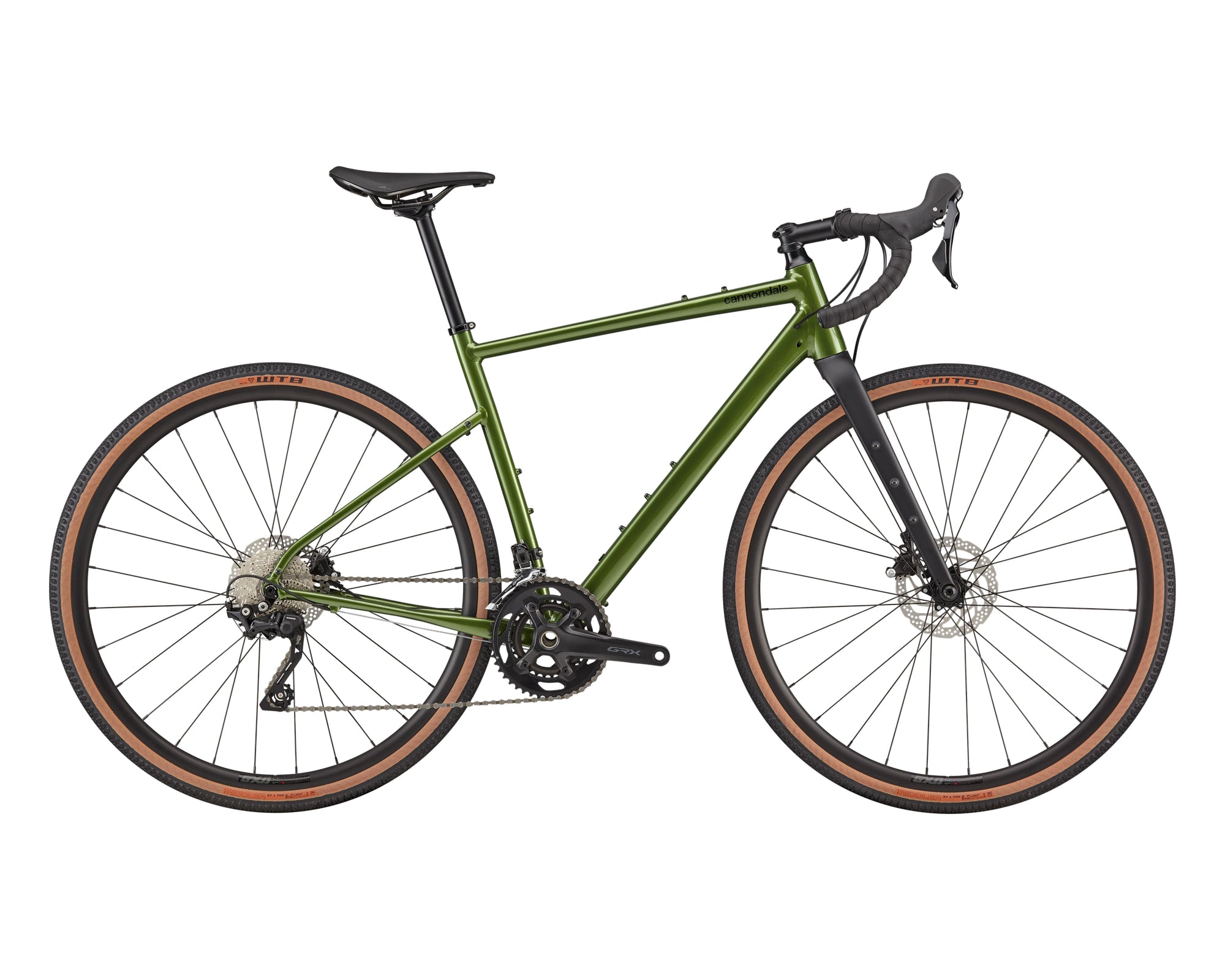 Cannondale – Topstone 2 GRX 2x – Spruce Green – 2025, Fahrrad, Modelljahr 2025, in Spruce Green, Seitenansicht