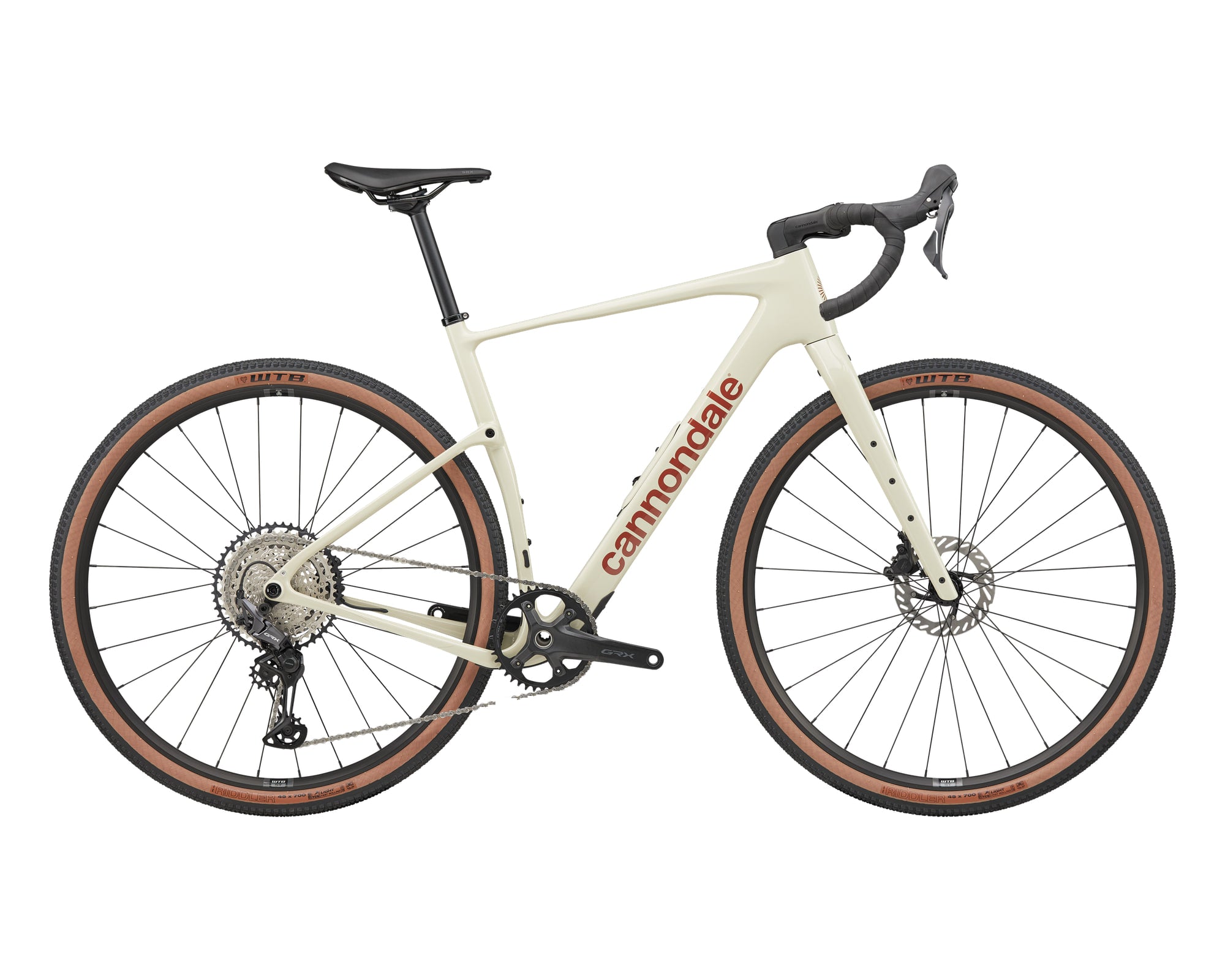 Cannondale – Topstone Carbon 3 GRX - 1x – Moonrock – 2025, Fahrrad, Modelljahr 2025, in Moonrock, Seitenansicht