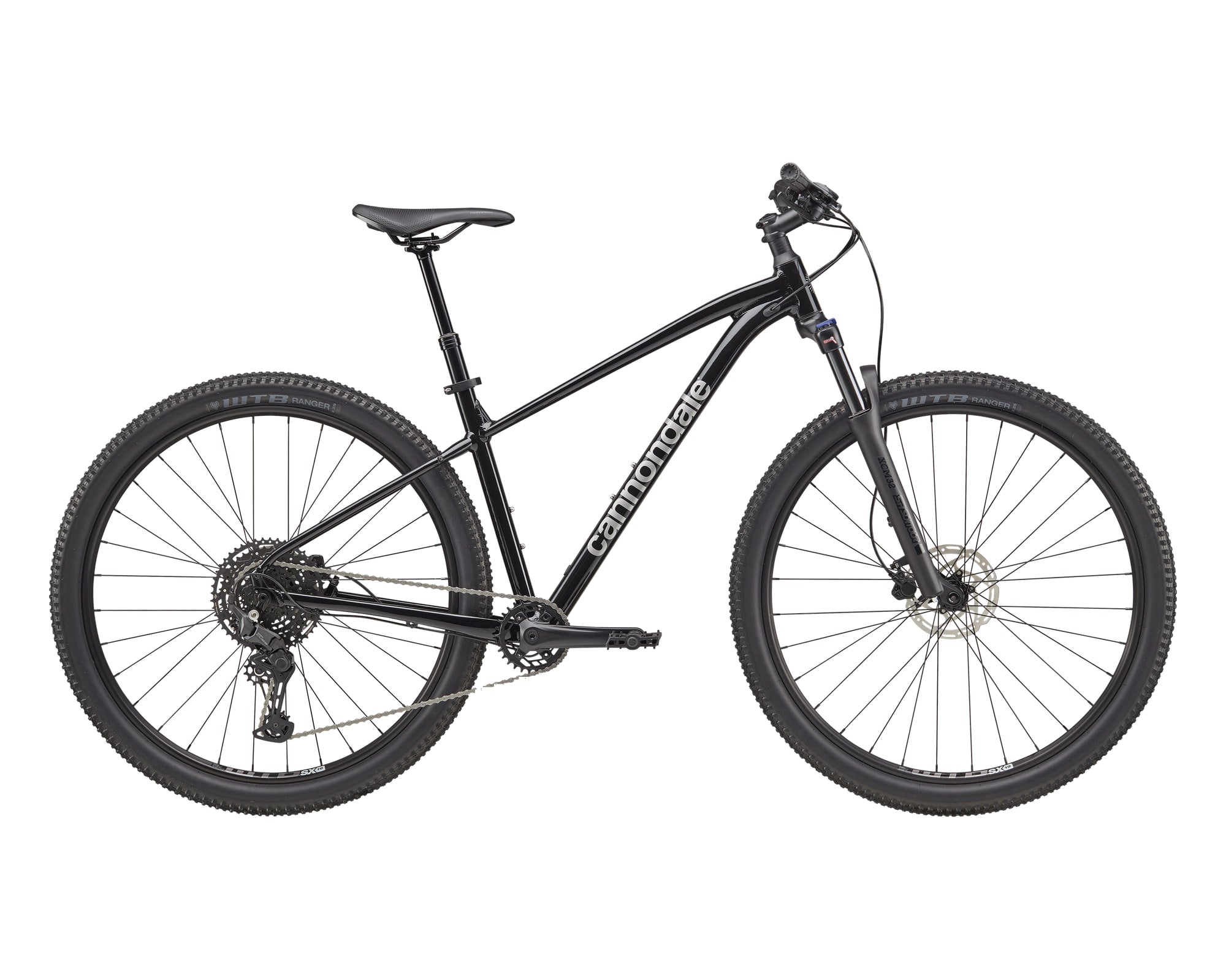 Cannondale – Trail 1 – Black – 2025, Fahrrad, Modelljahr 2025, in Black, Seitenansicht