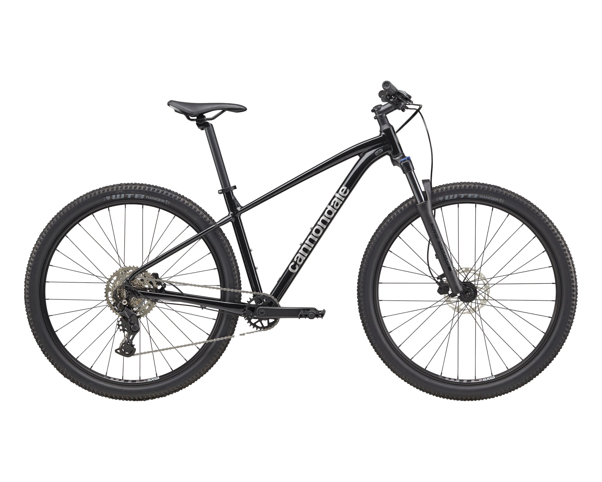 Cannondale – Trail 2 – Black – 2025, Fahrrad, Modelljahr 2025, in Black, Seitenansicht