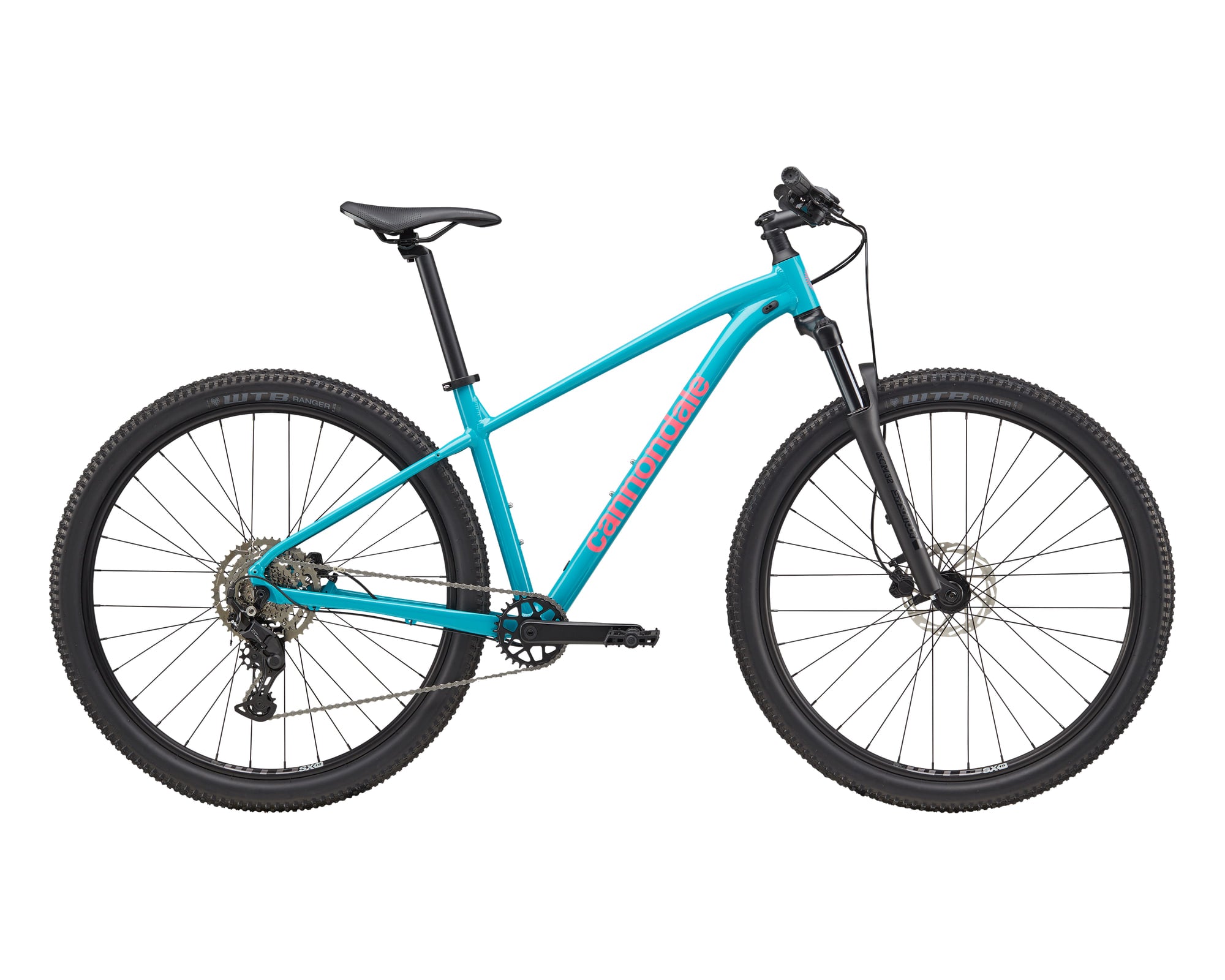 Cannondale – Trail 2 – Ion Blue – 2025, Fahrrad, Modelljahr 2025, in Ion Blue, Seitenansicht
