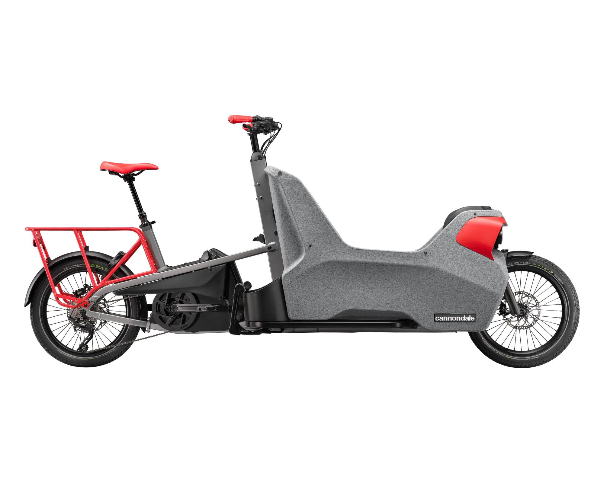 Cannondale – Wonderwagen Neo 2 – Grey – 2023, Fahrrad, Modelljahr 2023, in Grey, Seitenansicht
