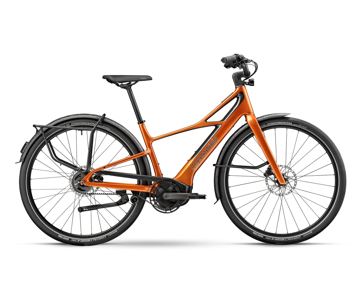 Cannondale – FlyingV 2 – Tiger Eye – 2025, Seitenansicht auf weißem Hintergrund