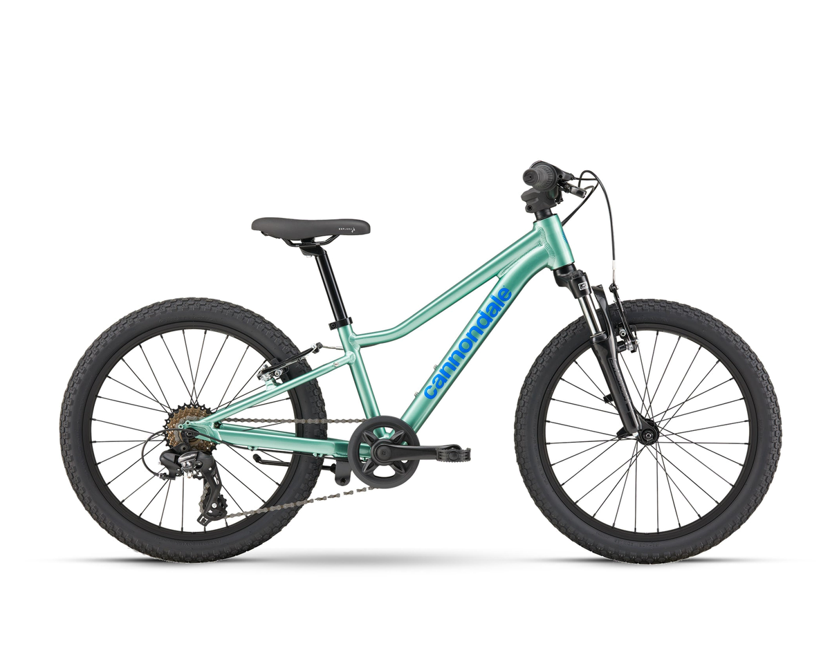 Cannondale – Kids Trail 20 – Cactus Green – 2026, Seitenansicht auf weißem Hintergrund