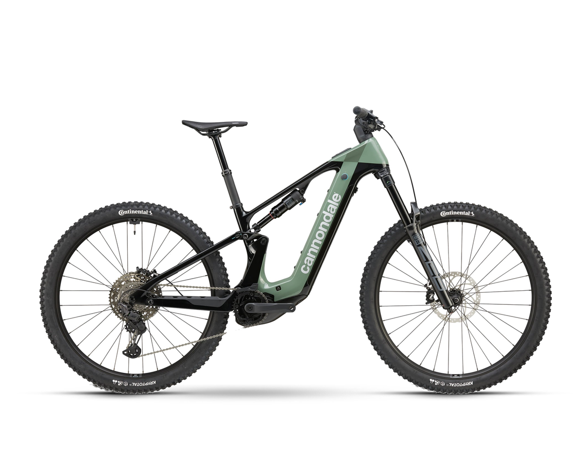 Cannondale Moterra 2 Jade 2025 – E-MTB Fully, Seitenansicht