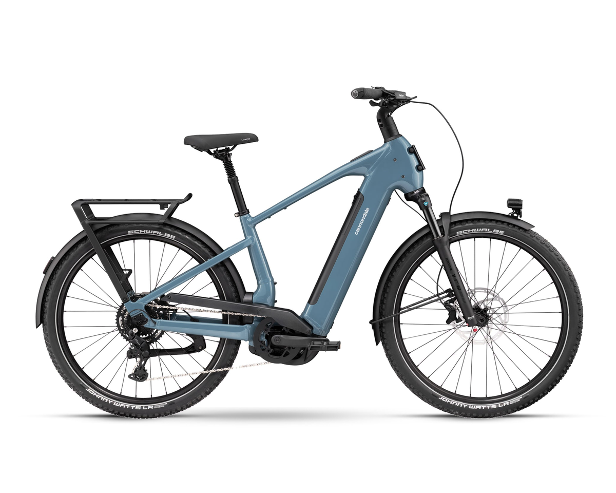 Cannondale – Tesoro 2 – Storm Cloud – 2025, Seitenansicht auf weißem Hintergrund
