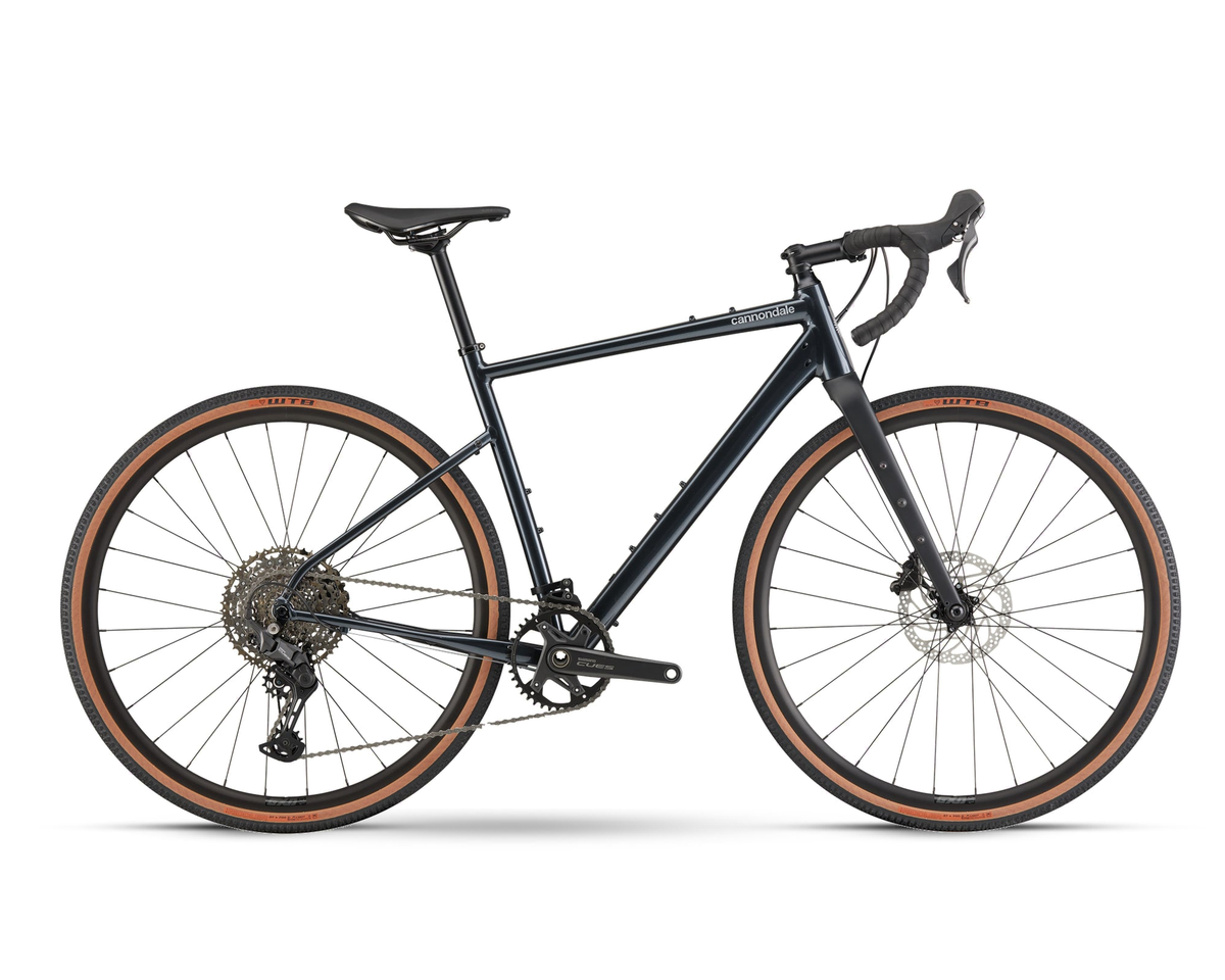Cannondale – Topstone 2 CUES - 1x – Tungsten Blue – 2025, Seitenansicht auf weißem Hintergrund