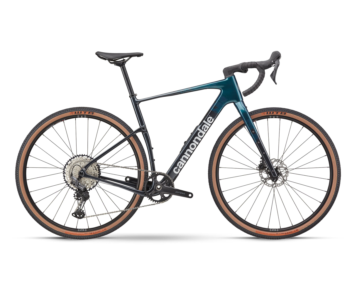 Cannondale – Topstone Carbon 3 GRX - 1x – Deep Teal – 2025, Seitenansicht auf weißem Hintergrund