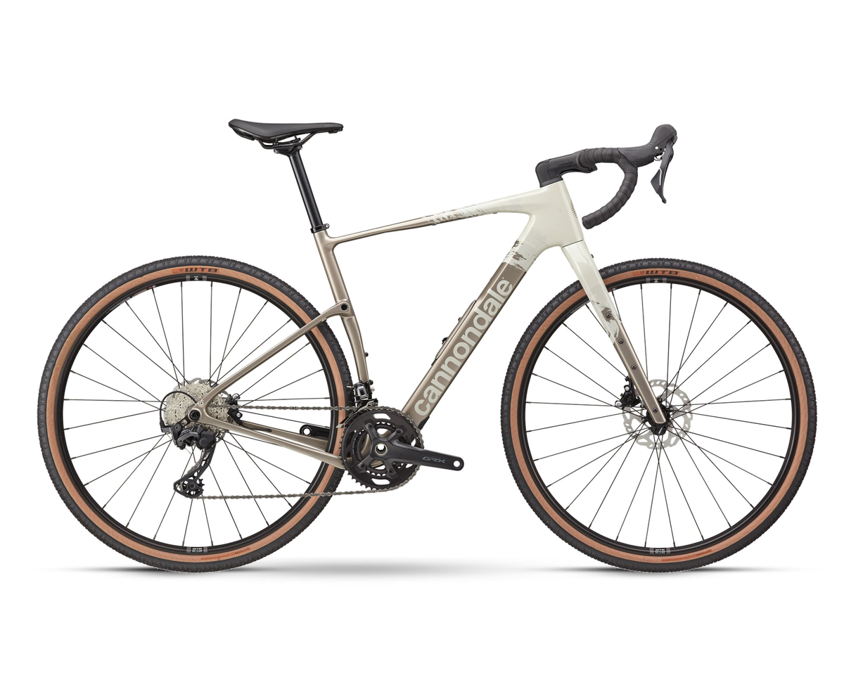 Cannondale – Topstone Carbon 3 GRX - 2x – Chalk – 2025, Seitenansicht auf weißem Hintergrund