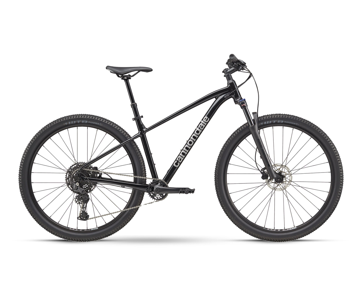 Cannondale – Trail 1 – Black – 2025, Seitenansicht auf weißem Hintergrund