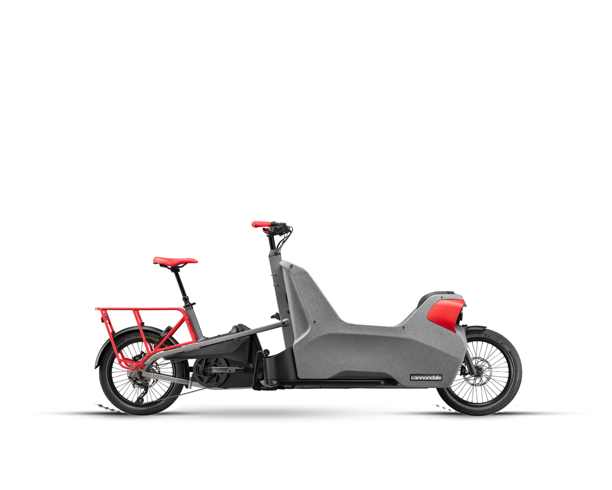 Cannondale – Wonderwagen Neo 2 – Grey – 2023, Seitenansicht auf weißem Hintergrund