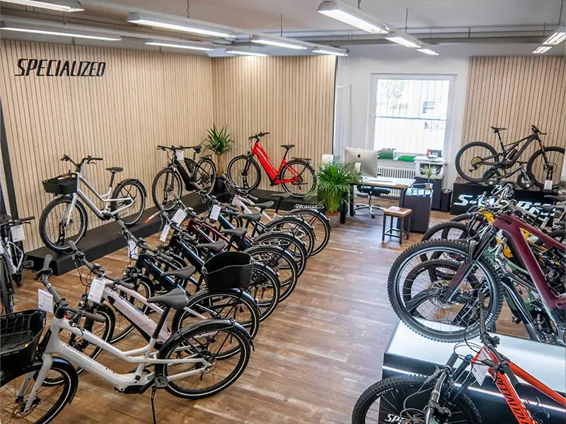 E-Bike-Ausstellung bei Tretmaschine