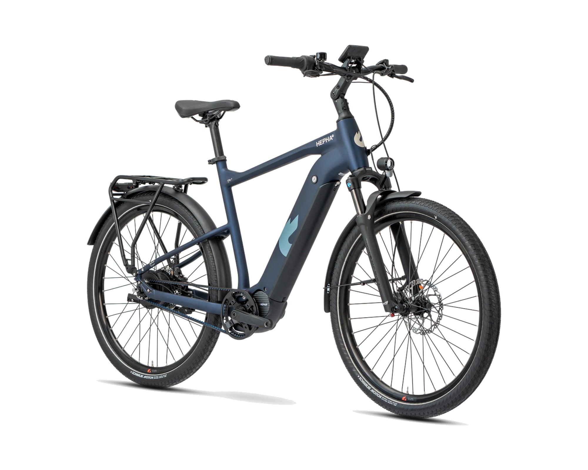 HEPHA – City 7 Ultra – Dark Blue – High Step – 2026, Fahrrad, Modelljahr 2026, in Dark Blue, Frontansicht, Bild 2
