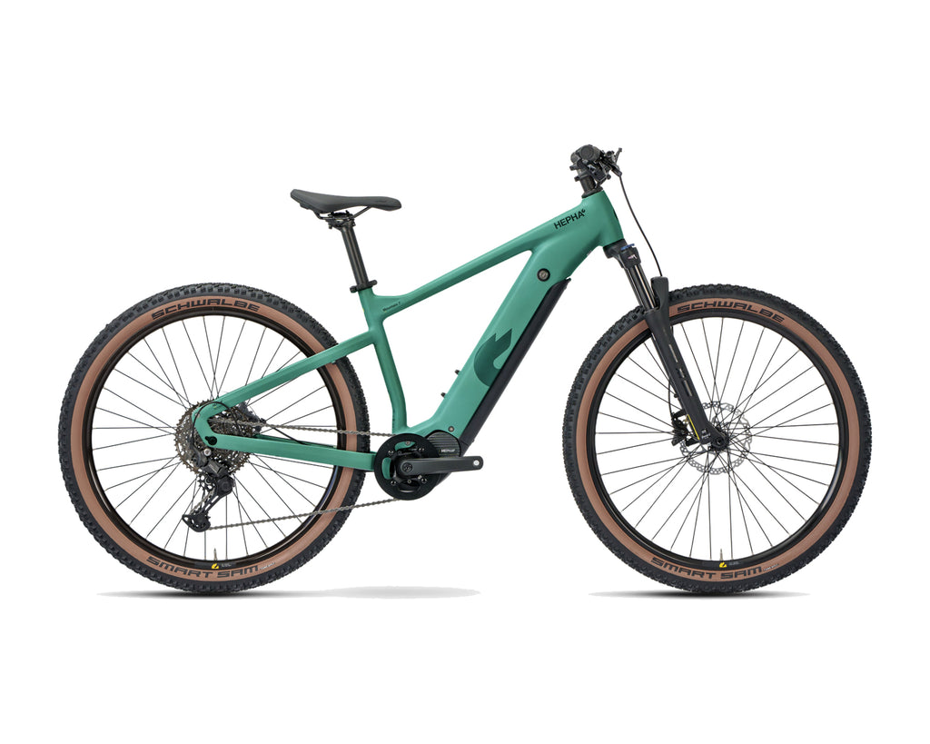 HEPHA – Mountain 7 Ultra – Petrol – High Step – 2026, Fahrrad, Modelljahr 2026, in Petrol, Seitenansicht