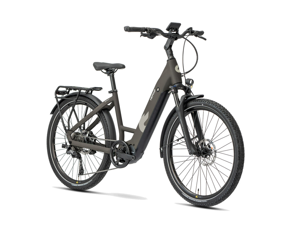 HEPHA – Trekking 7 Ultra – Dark Brown – Low Step – 2026, Fahrrad, Modelljahr 2026, in Dark Brown, Frontansicht, Bild 2