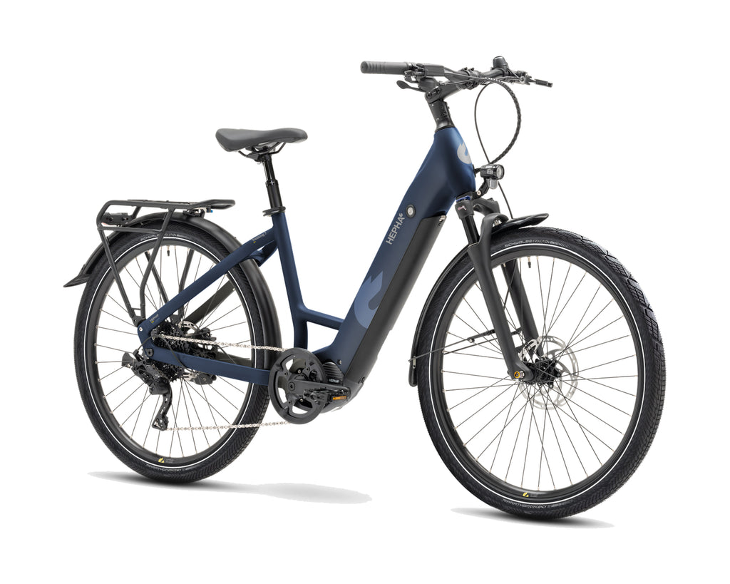 HEPHA – Trekking 7 Ultra Plus – Dark Blue – Low Step – 2026, Fahrrad, Modelljahr 2026, in Dark Blue, Frontansicht, Bild 2
