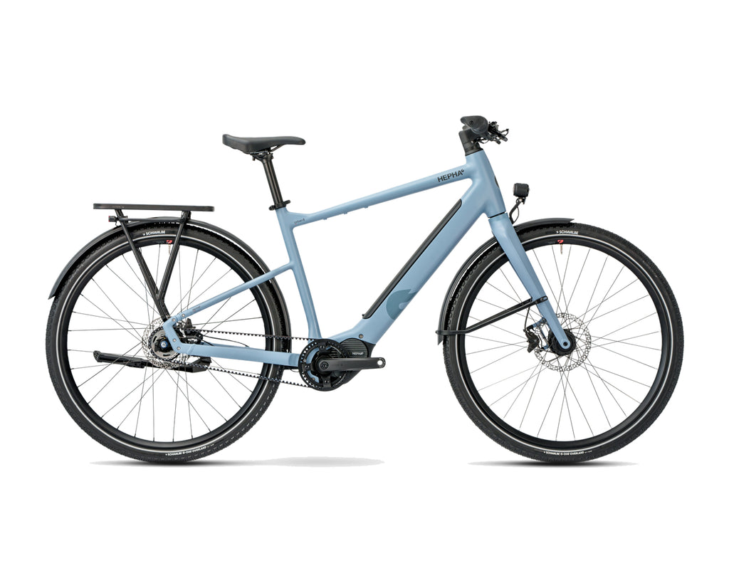 HEPHA – Urban 8 Ultra – Blue Grey – High Step – 2026, Fahrrad, Modelljahr 2026, in Blue Grey, Seitenansicht